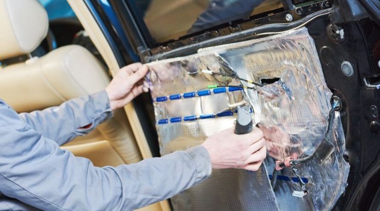 Vehicle Car Door Sound Deadening and Insulation