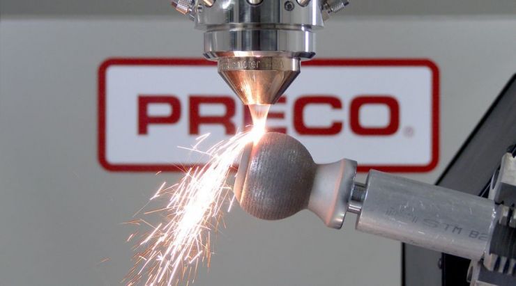 Laser Cladding of a trailer ball hitch
